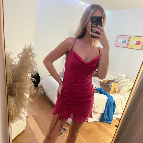 Mileva Ruched Mini Dress - Picture 2 of 2